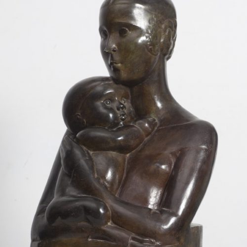חנה אורלוף, אם וילד, 1924, ברונזה