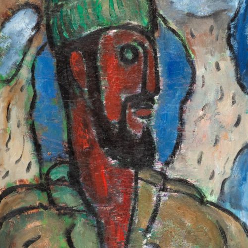 ראובן רובין, הפלמ"חניק, 1948, צבע שמן על בד
